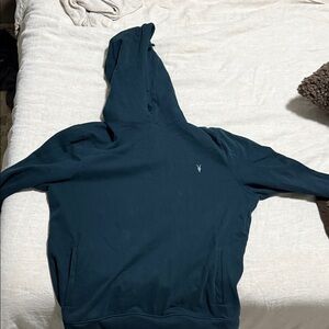 All Saints Navy Blue Hoodie